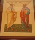 Праздник святых славных и всехвальных первоверховных апостолов Петра и Павла в нашем храме.