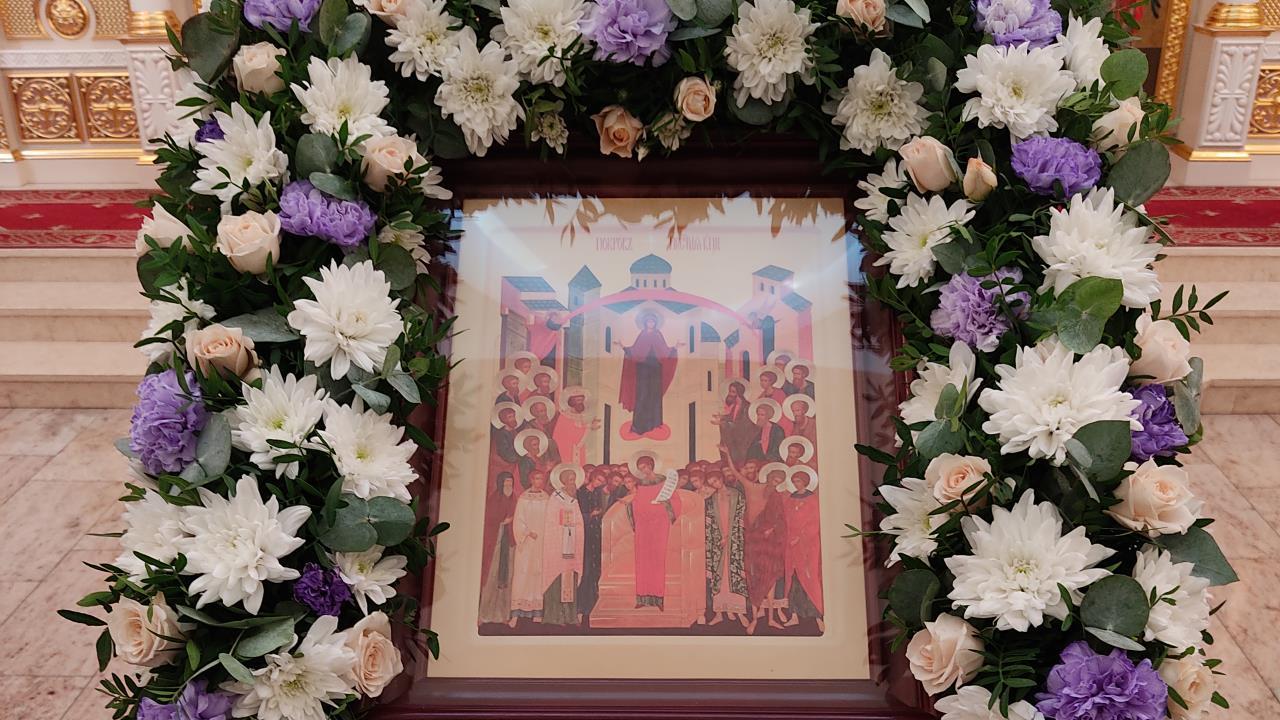 Икона Покрова Пресвятой Богородицы в храме при СГУ Саратов